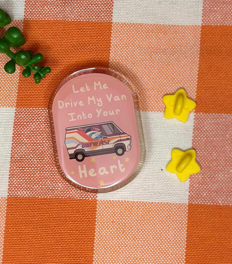 Let Me Drive My Van Pin