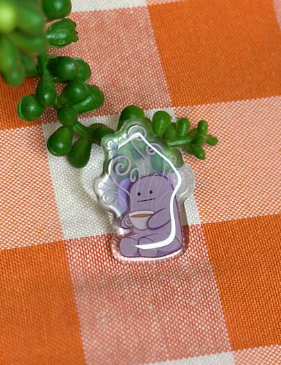 Tea Blorbo Pin